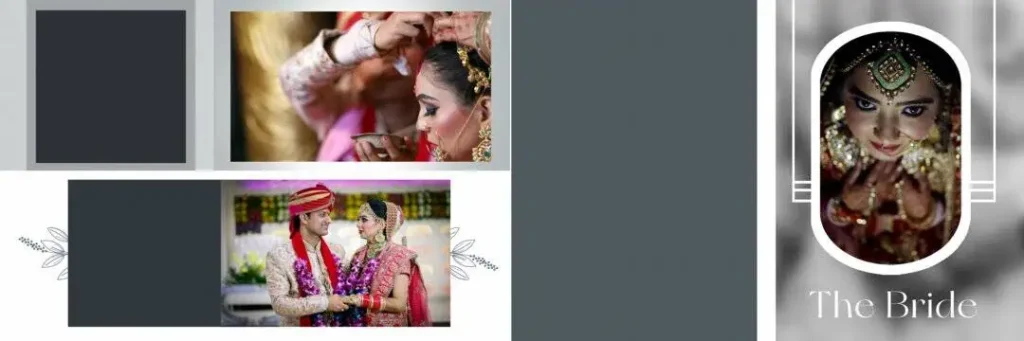 creative wedding album design