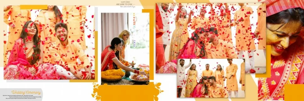 haldi wedding album