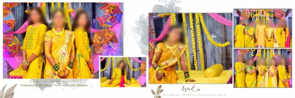 haldi wedding album