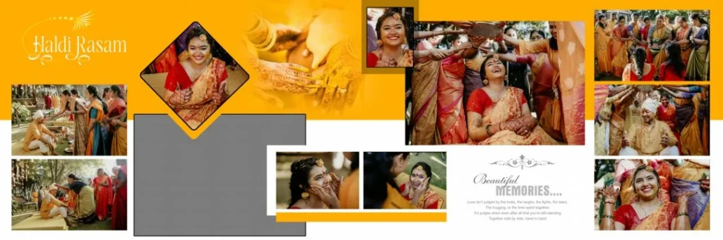 haldi wedding album