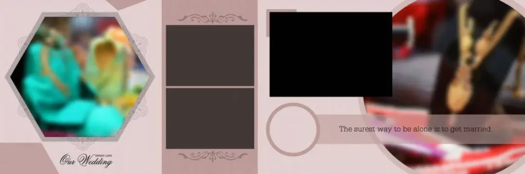 Wedding Album Design PSD